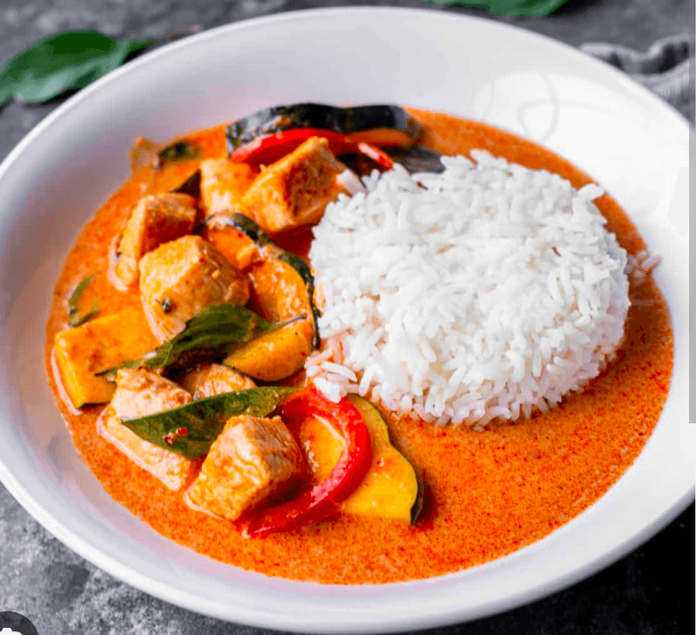 Tuesday-Thai Red curry and rice 