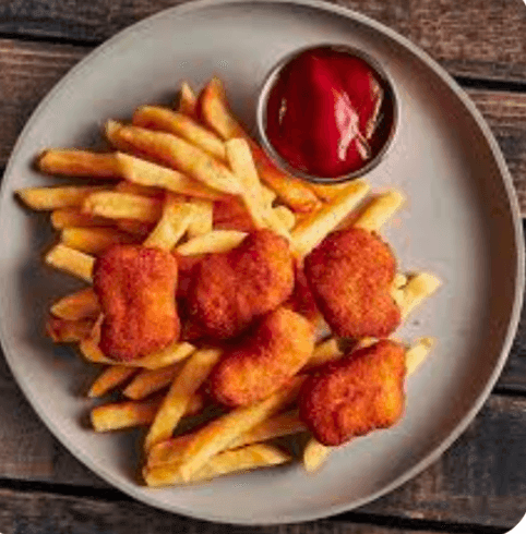 31.5x Chicken nuggets and chips (kids)
