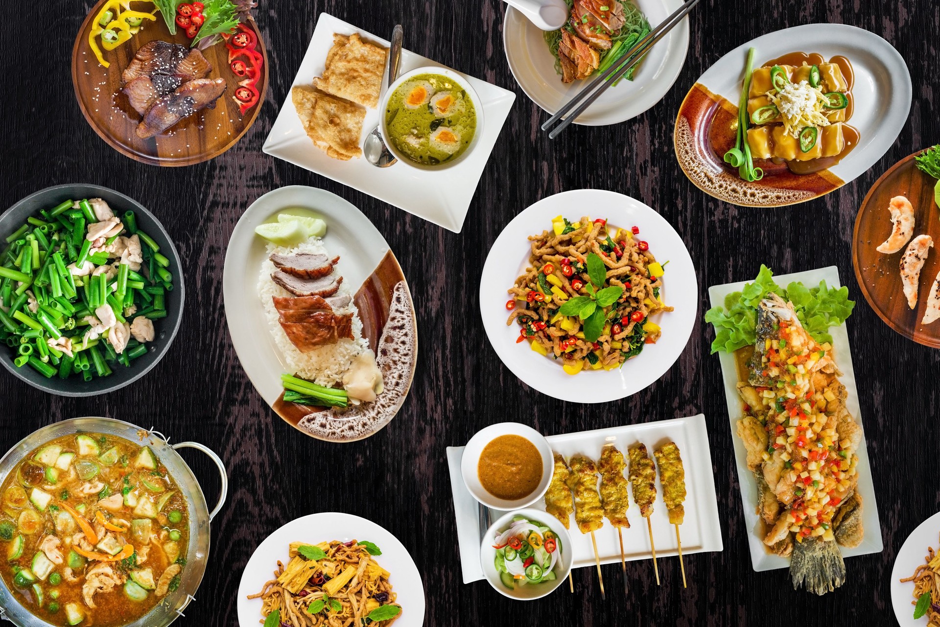 Thai food tasty cuisine